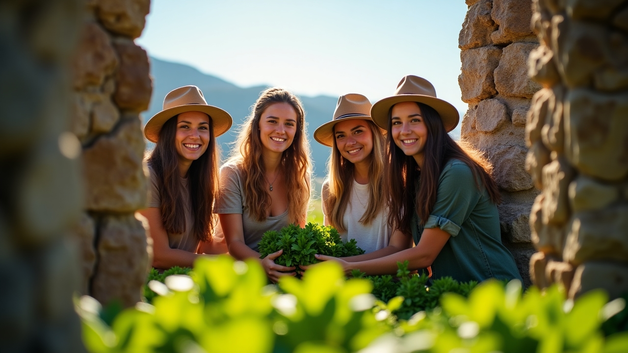 Eco-tour en una granja orgánica argentina